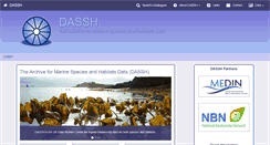 Desktop Screenshot of dassh.ac.uk