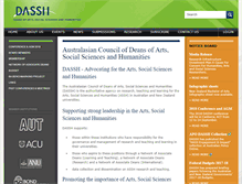 Tablet Screenshot of dassh.edu.au